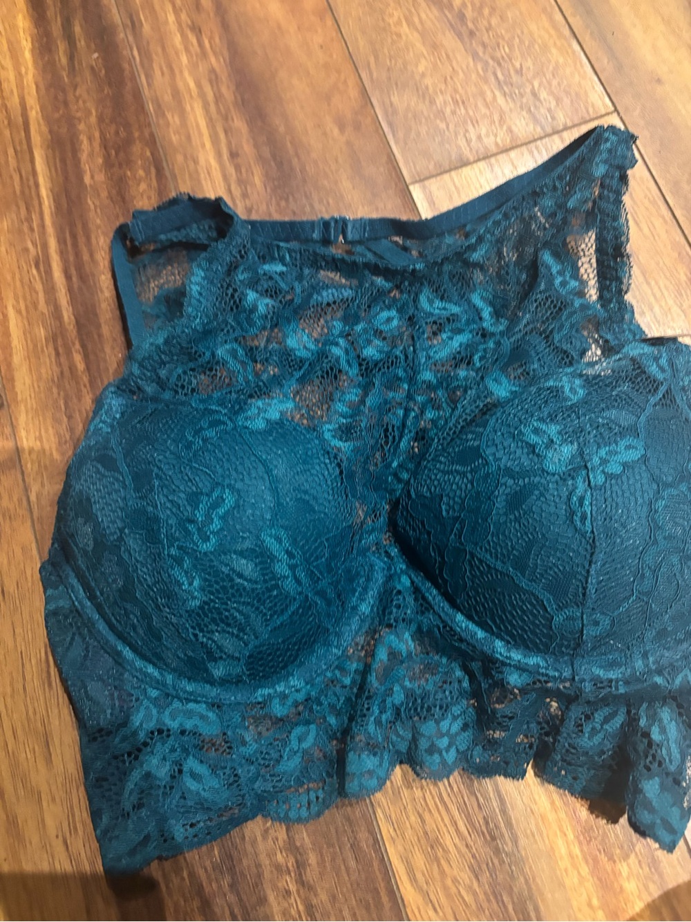 NWT gorgeous high neck lace bustier. 32D